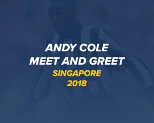 Andy Cole meet and greet at The Penny Black Singapore
