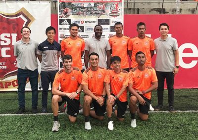 Andy Cole visits Singapore with Masters Football Asia