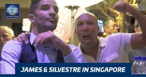 David James and Mikael Silvetsre in Singapore