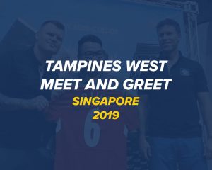 Ronny Johnsen and John Arne Riise Tampines West meet and greet