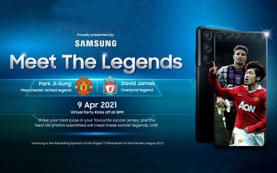 Join David James and Park Ji Sung at the Samsung Meet the Legends Virtual Party