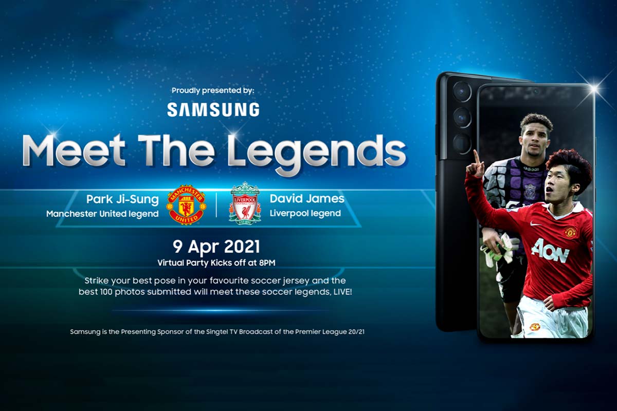 Join David James and Park Ji Sung at Samsung’s Meet the Legends