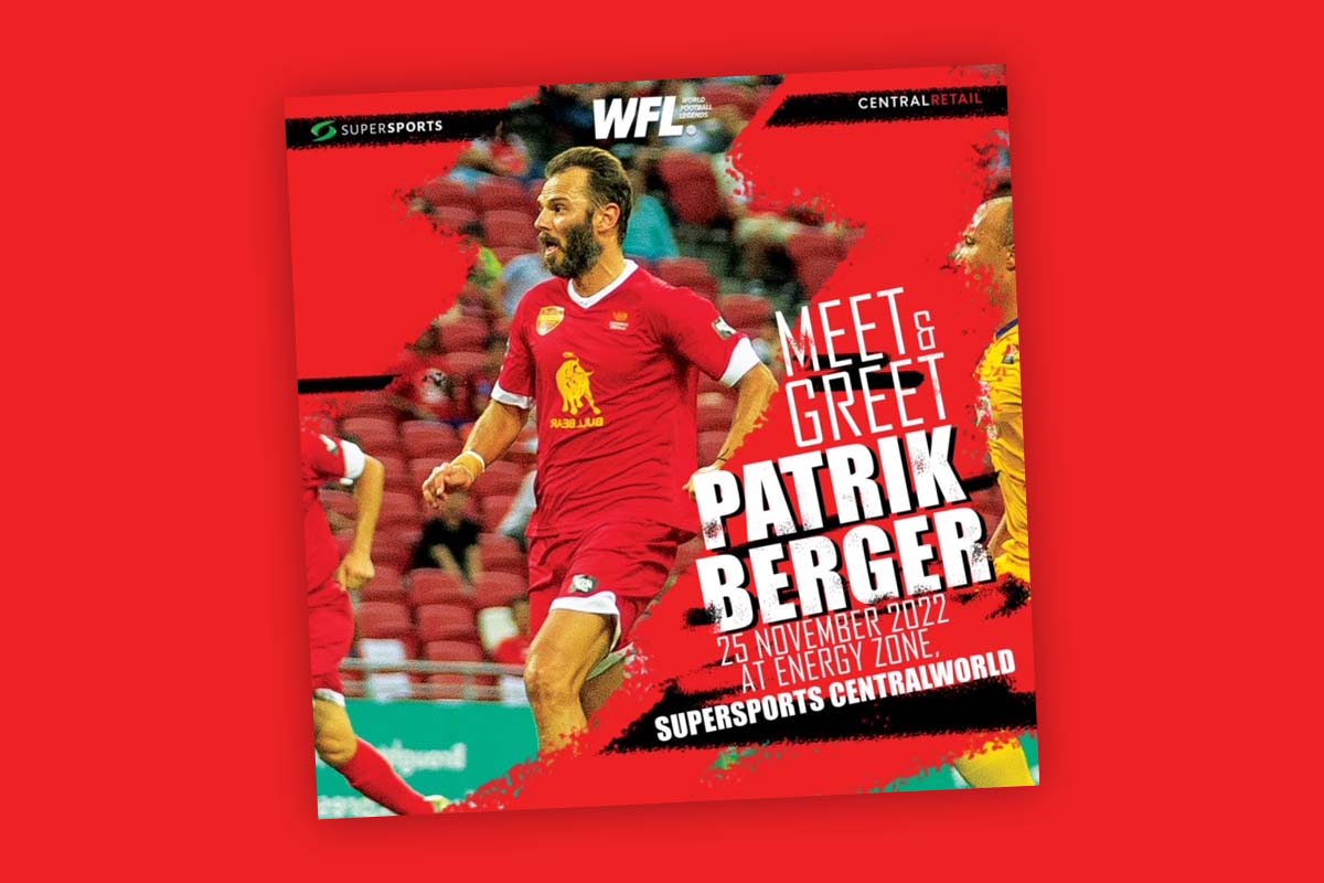Patrik Berger heading to Thailand with World Football Legends